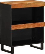 vidaXL Dulap lateral, 60x33x75 cm, lemn masiv de acacia
