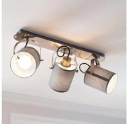 Eglo 98141 - Plafonieră cu spoturi VILLABATE 3xE27/10W/230V