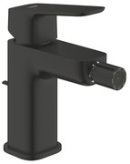 Baterie bideu monocomanda Grohe Cubeo cu ventil Pop-Up negru mat