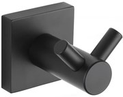 Mexen cârlig dublu pentru prosop, negru - 7081835-70