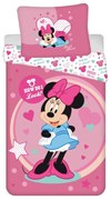 Lenjerie de pat copii Minnie "Sweet like me" micro, 140 x 200 cm, 70 x 90 cm