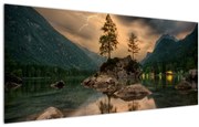 Tablou - lacul în munți (120x50 cm)