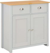 vidaXL Servantă, gri, 79 x 35 x 81 cm