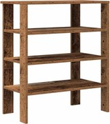 vidaXL Pantofar, Lemn vechi, 61x32x70 cm, lemn compozit