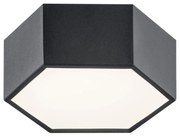 Plafoniera LED moderna design hexagonal ARIZONA 9W negru