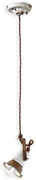 Pendul design retro realizat manual din ceramica LOFT