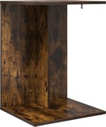 vidaXL Masă laterală Stejar fumuriu 45 x 40 x 62,5 cm Lemn compozit