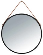 WENKO 24424100 - Oglindă BORRONE 40 x 40 cm, negru/argintiu