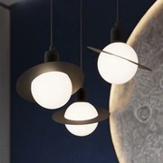 Lustră pe cablu Sollux SL.1358 HYPERION 1xG9/8W/230V negru