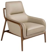 Fotoliu LUX design italian, Piele Naturala, Mink