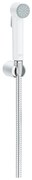 Dus igienica intima, Grohe Tempesta F,fara baterie,furtun metalic 1.2m,culoare alb-26356IL0