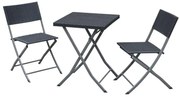 Set mobilier balcon Layn (pentru 2 persoane) (antracit). 1096296