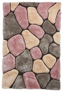 Covor Think Rugs Noble House Rock, 150 x 230 cm, roz-gri