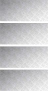 vidaXL Trepte Dreptunghiular 4 pcs Argintiu 90 x 40 cm Aluminiu