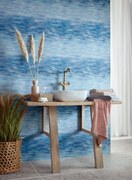 Tapet Prism, Blue Dusk Luxury Geometric, 1838 Wallcoverings, 5.3mp / rola