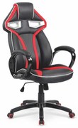 Scaun gaming Honor, negru/rosu