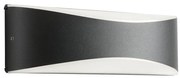 Redo 90126 - Aplică LED de perete pentru exterior AXEL, 7W, 230V, 3000K, IP65, antracit