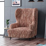 Huse bielastice UNIVERSO NOU dungi maro fotoliu clasic (l. 60 - 110 cm)