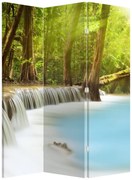 Paravan - Cascada Huai Mae Kamin în pădure (126x170 cm)