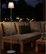 Eglo 901902 - Lampă solară de podea SCORDIANO LED/2,3W/3,7V 1800mAh IP44 albă