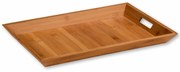 Kesper 77507 Tava de servire din bambus, naturală,52 x 33 cm