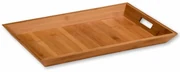 Kesper 77507 Tava de servire din bambus, naturală,52 x 33 cm