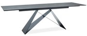 Masa extensibila Westin I negru/negru mat L160-240 cm