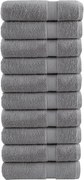 vidaXL Prosoape de mâini premium, SOLUND 10 buc gri 50x100cm 600gsm