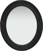 vidaXL Oglindă de perete în stil baroc, negru, 50 x 60 cm