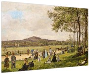 Tablou - French 19th Century, Race Course at Longchamps, reproducere (90x60 cm)