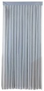 Perdeă pentru ușa cu benzi, 90 x 200 cm, gri