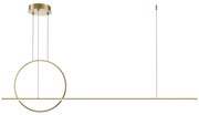 Lustra LED suspendata design geometric Halo alama