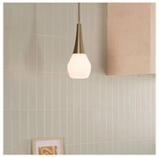 Lustră pe tijă Kichler KL-DEELA-P-CPZ DEELA 1xE27/60W/230V d. 17,8 cm alamă