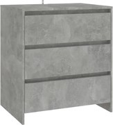 vidaXL Servantă, gri beton, 70x41x75 cm, lemn prelucrat