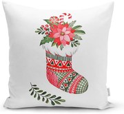 Față de pernă din material textil 43x43 cm cu model de Crăciun – Mila Home