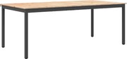 vidaXL Masă de dining natural 200 x 100 x 75 cm Lemn de pin masiv