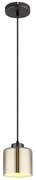 Pendul design modern FELICIA negru/crom 16056H GL