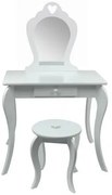 Masă de toaletă pentru copii cu oglindă desiguranță Elza , 71 x 50 x 108 cm