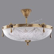 Lustra Elegante cu Diam 53 cm, Desing Clasic, Finisaj Bronz Antic - Bussy Lighting 3038-52-47
