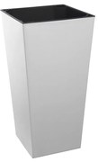 Ghiveci de flori Gardenico Elise alb mat, 30 x 58cm, 4HOME