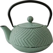 Ceainic din fontă cu infuzor KAMIN, 900 ml, verde deschis