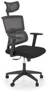 Scaun de birou Coleman, gri / negru