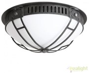 Plafoniera iluminat exterior din fier forjat, diametru 42cm, DE 2578-A