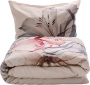 Lenjerie de pat din bumbac și in Crin, 160 x 200 cm, 2 buc. 70 x 80 cm