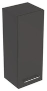 Dulap baie suspendat lava gri inchis Geberit Selnova Square 1 usa 85 cm