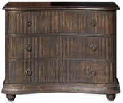Comoda maro, din lemn de mango, cu 3 sertare, aspect vintage, Giacomo