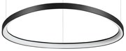 Lustra LED suspendata design circular GEMINI SP D081 NERO
