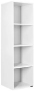 Deuba Bibliotecă Skylar 106x30x30cm - alb