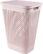 Curver Coș pentru rufe murdare Pure 55 l, roz