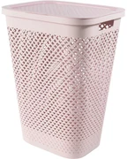 Curver Coș pentru rufe murdare Pure 55 l, roz